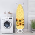 thumbnail image 3 of HELLHERO Sunflower Seed Design Ironing Board Covers Elastic Edge Quick Install Ironing Board Protector Cover Easy Fit 15x54 Inch, 3 of 5