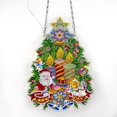 thumbnail image 3 of Cuadro colgante de Navidad, corona de pintura de diamantes, bordado de diamantes DIY, Kit de mosaico de diamantes para decoración, regalos de Navidad, nuevo, 3 of 4