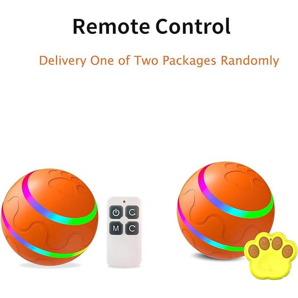Pelota Interactiva Para Perros Con Vibración Y Luz - Juguete Automático Para Mascotas Pequeñas Y Grandes