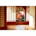 thumbnail image 3 of IDEA4WALL 4pcs Japanese Style Grid Door View Peel and Stick Wallpaper Removable Wall Murals Large Wall Stickers for Home Decoration, 66"x24", 3 of 4