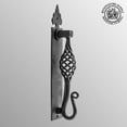 thumbnail image 3 of Black Cast Iron Birdcage Style Front Door Knocker 10" Antique Finish Renovator's Supply, 3 of 10