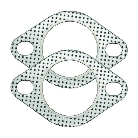 LEEYNEER Joint d'Étanchéité Haute Température pour Silencieux à Plaque graphite à Deux Trous pour Tuyau d'Échappement Automobile