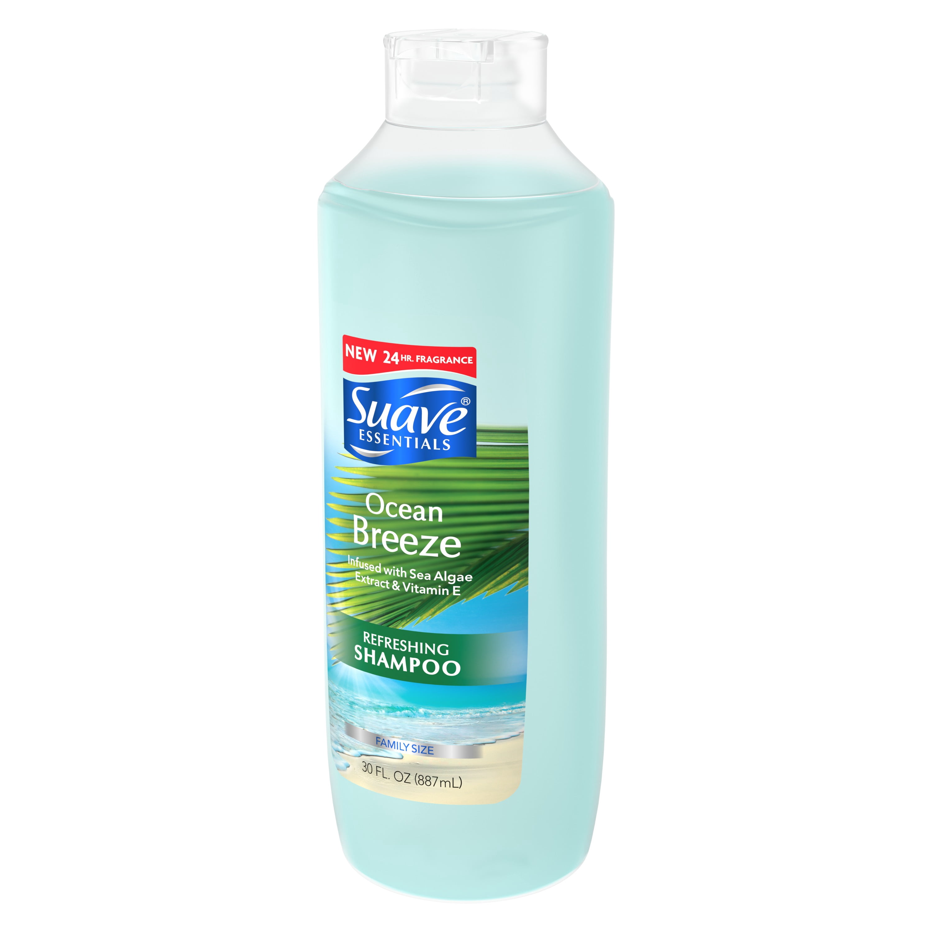 (6 count) Suave Ocean Breeze Moisturizing Shampoo for Dry Hair 30 oz