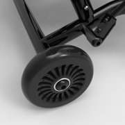 EzyRoller: Classic X - Black - Ride-On Scooter, Cambering Motion, Pedal Free Cart, Hand Brakes, Extendable Frame, 154lb Capacity, Kids Ages 4+
