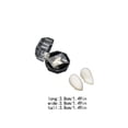 thumbnail image 4 of Vogacara 12 Uds de vampiro Día de Todos los accesorios de diente falso adornos accesorio de mascarada suministros para el hogar regalos cuidado de los oídos caja de 13 mm Vogacara  CE011457-05B, 4 of 6