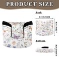 thumbnail image 2 of Haosy Butterflies and Flowers Golf Mallet Putter Cover Strong Magnetic Leather Golf Club Headcover Closure, 2 of 7
