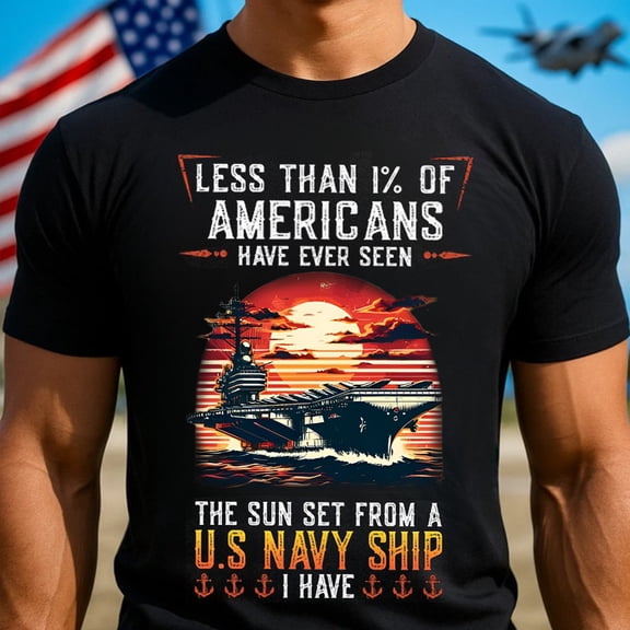 Trenditee US Navy Sunset T-Shirt