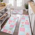 thumbnail image 2 of Pioneer Flower Floral Print Pattern Kitchen Rugs Sets Of 3,Kitchen Runner Rugs Non Skid Washable,Decorative Kitchen Floor Mats for Kitchen,Sink,Laundry,17X30 Inch + 17X47 Inch + 17X59 Inch, 2 of 6