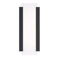 thumbnail image 3 of WAC Lighting Fiction 14" LED 1-Light Aluminum Indoor/Outdoor Wall Light in Black, 3 of 4