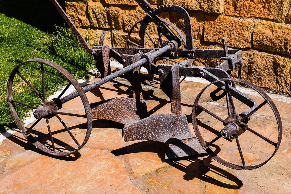 Agriculture Farming Traditional Plowshare12 Inch By 18 Inch Laminated