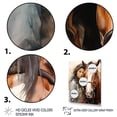 thumbnail image 3 of Designart "Horse Bond Cowgirls wall art I" Portrait Floater Framed Wall Decor, 3 of 7