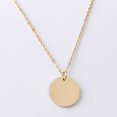 thumbnail image 2 of Pendentif Unisexe Pendentif Rond Surface Lisse Hommes Femmes Brillant Lustre Pendentif Bijoux Cadeaux, 2 of 7