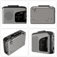 thumbnail image 3 of ezcap234 Cassette Tape Player Portable AM Cassette Tape-to-MP3 Converter Sound Recorder Built-in Speaker w/ Headphone Jack, 3 of 7