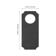 thumbnail image 4 of WHAMVOX 6Pcs Rectangular Wood Door Hanger with Chalkboard Design for Home Use, 4 of 6