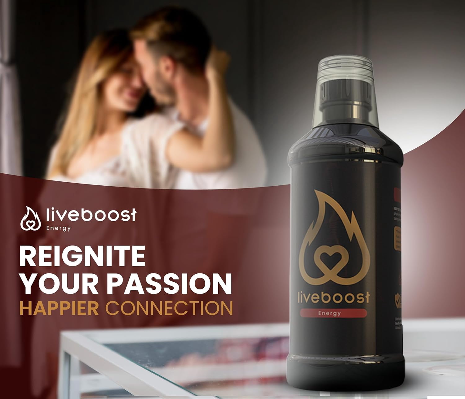 LIVE-BOOST -  ENERGY DRINK - 480ml - with Maca - Boost your energy and power up your day with LIVE-BOOST, a natural ally designed to maintain your vitality
