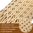 thumbnail image 4 of Uxcell Rattan Webbing Roll Woven Synthetic Poly Open Mesh Rattan Sheet Faux Cane Weave 24 in  1.6 ft, 4 of 8