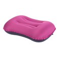 thumbnail image 3 of Bunblic Inflatable Camping Pillow Compressible Multipurpose Lightweight Neck Support Portable for Beach Cars Sleeping Airplane Hiking Rose Red, 3 of 8