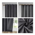 thumbnail image 3 of Gracie Mills Peregrine Velvet Room Darkening Curtain Panel Pair - GRACE-11190, 3 of 3