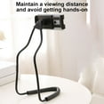 thumbnail image 4 of Neck Lazy Phone Holder Stand - 360° Adjustable Arm, Universal Fit for 3.5-6.5 Inch Phones/MP3/GPS, Ideal for Bed/Desktop Use,Black, 4 of 11