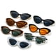 thumbnail image 4 of Gafas de sol con montura pequeña, gafas de sol con cadena de ojo de gato europeas y americanas, gafas de sol retro para mujer, 4 of 5