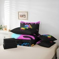 thumbnail image 6 of Feelyou Football Soccer Bedding Comforter Set 7pcs, Artwork Splatter Queen Bedding Sets, 6 of 8