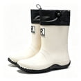 thumbnail image 5 of Women's Waterproof PVC Ankle Rain Boots Non Slip Thick Heel Gardening Shoes, 5 of 7