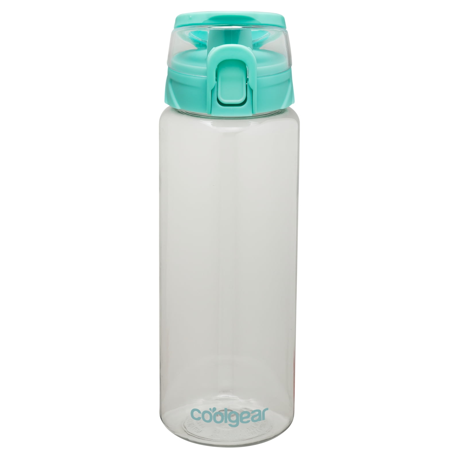Cool Gear 3-Pack Tritan Plastic 32 oz Cylinder Water Bottle with Halo Top Lid | Dishwasher Safe, Leakproof, Shatter-Resistant Water Bottle With Easy Carry Loop | Variety Pack