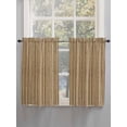thumbnail image 5 of Country Farmhouse Living Room Curtains 2 Panel, Vintage Plants Lines Pattern Brown Cafe Window Treatment, Farmhouse Bedroom Bathroom Kitchen Curtains Drapes 104"x45", 5 of 6