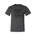 thumbnail image 2 of Burt Macklin Parks and Recreation Pop Men's Graphic T-Shirt, Heather Black, Small, 2 of 3