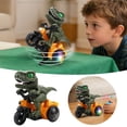 thumbnail image 2 of Triciclo de dinosaurios para niños, triciclo de pedales con sonido realista y ojos que parpadean, para jugar a simular en interiores y exteriores, 2 of 7