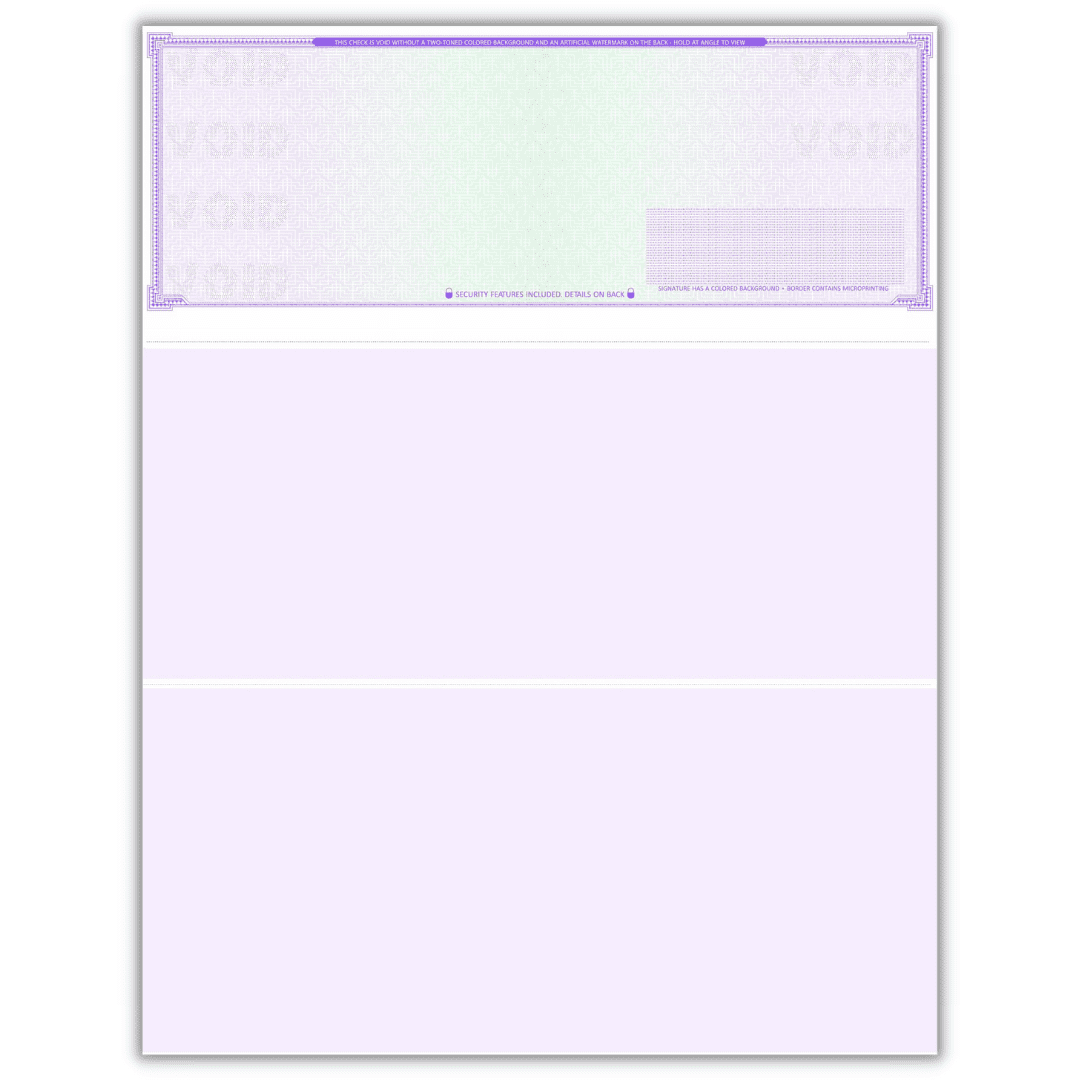 Compuchecks 2000 High Security Blank Check Stock Paper Checks on
