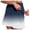 Blue, variant on FASHOFT Tennis Skirts For Women Gradient Color Elastic Double Layer Skort With Pockets For Daily Fitness And Sports Wear Womens Athletic Skirt Dark Blue