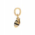 thumbnail image 4 of 925 Sterling Silver Golden Black Enamel Striped Queen Bee Dangle Charm for Bracelet Charms Bangle Pendant Jewelry, 4 of 5