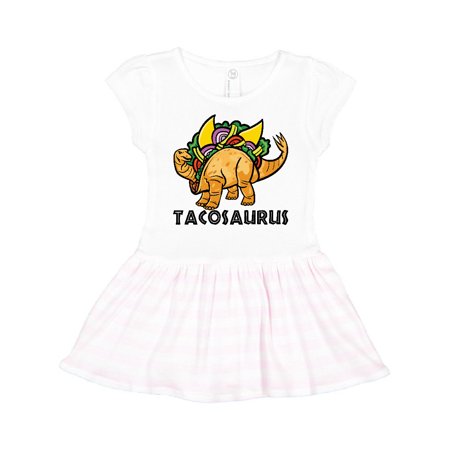 

Inktastic Tacosaurus Gift Toddler Girl Dress