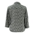 thumbnail image 2 of Blusa George Talla CH Diseño Mini Flores con Botones Negro, 2 of 4