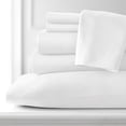 thumbnail image 3 of Premium Home Collection Microfiber Soft Cooling Bed Sheet Set - 6 Piece, Queen, White, 3 of 7