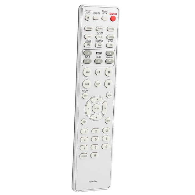 DVD Remote Control, Battery Powered Ergonomic Wear Resistant Comfortable To Use ABS Compact Remote Control For DVD Player For DV4003 For DV9600