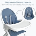 thumbnail image 5 of Dream On Me Chomper Champ 2-in-1 Highchair, Blue, 5 of 9