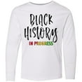 thumbnail image 3 of Inktastic Black History In Progress Long Sleeve Youth T-Shirt, 3 of 5