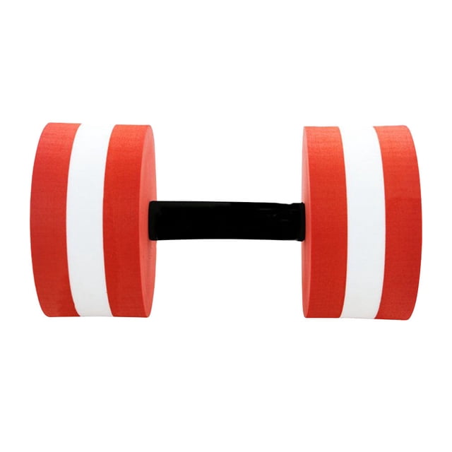 Miangastore 1 Pce Haltère Flottant de Yoga de Natation en EVA pour Femmes Hommes (Rouge)