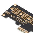 thumbnail image 2 of Carte adaptateur PCIE vers NVME NGFF M.2 SSD, convertisseur de disque dur pour SSDPCIEx1 2230/2242/2260/2280, 2 of 4