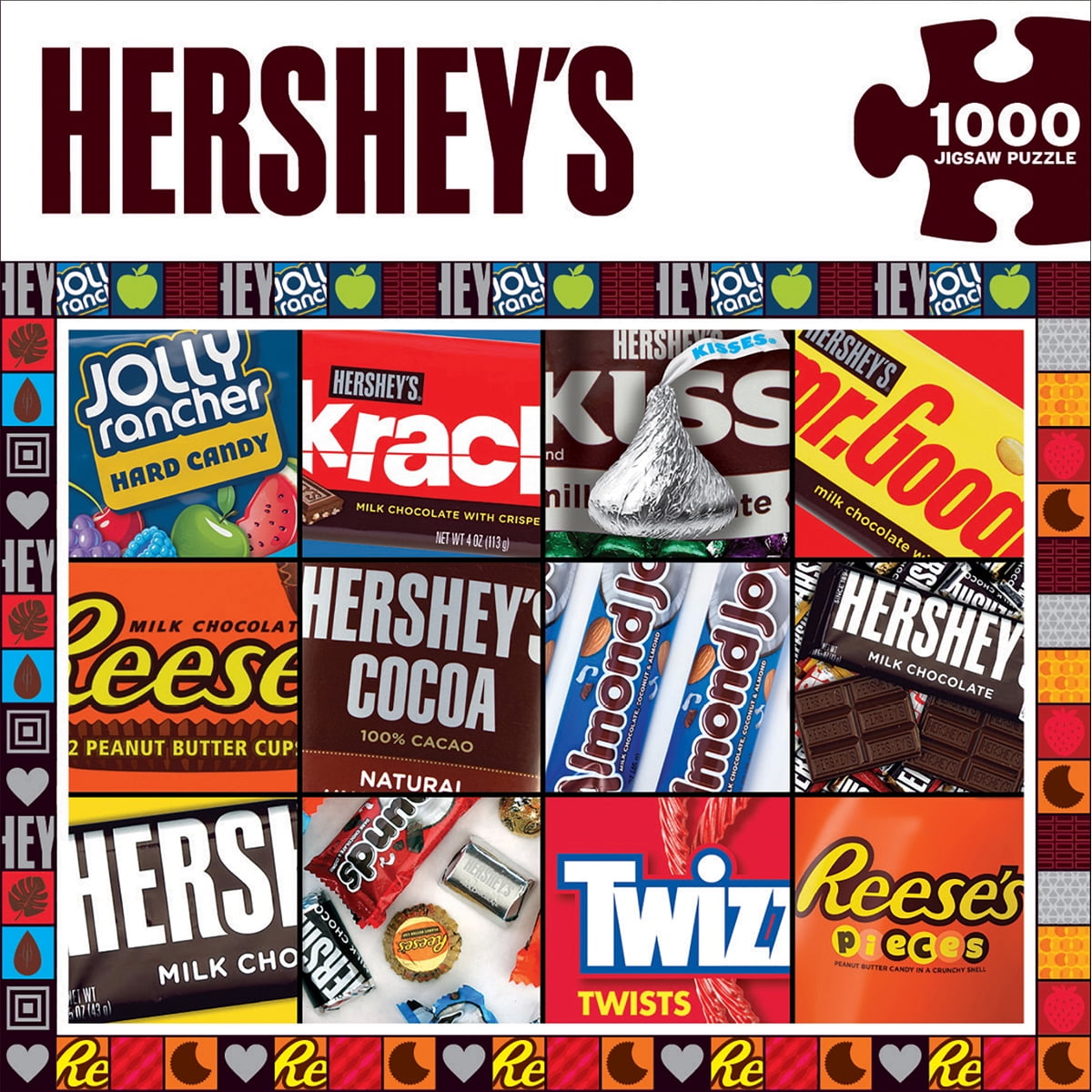MasterPieces Hershey's Moments - Chocolate Collage 1000 Piece Jigsaw ...