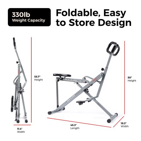 サニーヘルス&amp;フィットネス(Sunny Health &amp; Fitness) Row-N-Ride ロウ エヌ ライド 乗馬マシン 運動マシン 家庭用室