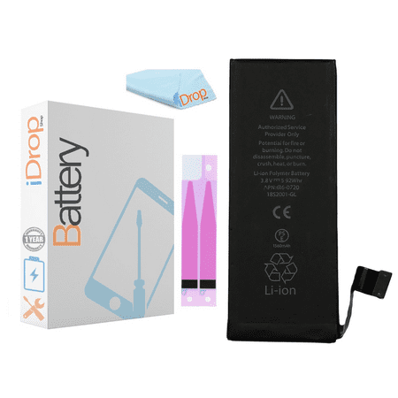 Iphone 4 Battery Port Replacement iDropShop Brand New 0 Cycle Internal Replacement Battery Repair Kit Compatible for i-Phone 5S (A1453 A1457 A1518 A1528) Includes Battery Adhesive and Warranty. ()