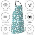 thumbnail image 5 of Goofa Cartoon Funny Goose Printed Waterproof Apron 33" Chef Aprons for Men Heavy Duty Chemical Work Apron Adjustable Bib Apron, 5 of 9