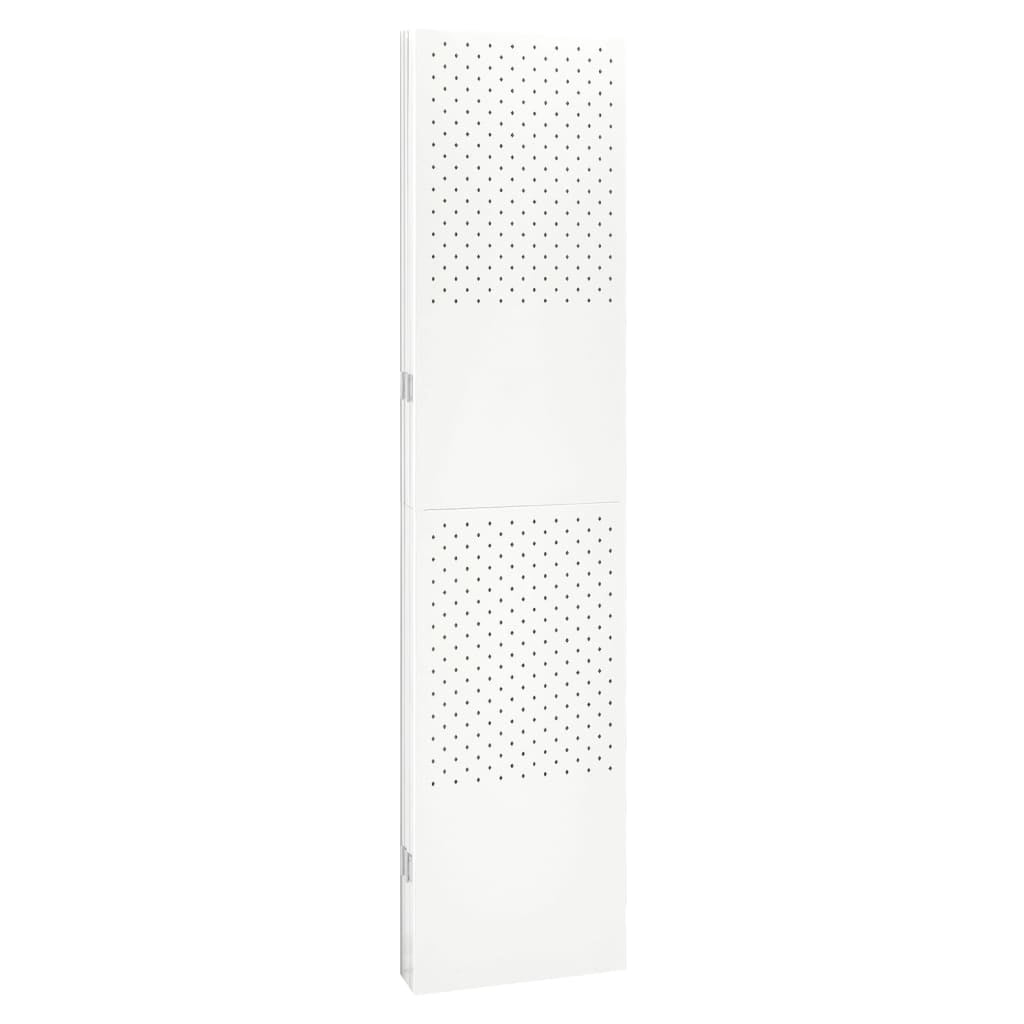 vidaXL Room Divider Freestanding Privacy Screen for Room Separation Steel