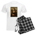 thumbnail image 6 of CafePress - Pandemic Mona Lisa Pajamas - Men's Light Loose Fit Cotton Pajama Set, 6 of 7