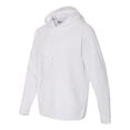 thumbnail image 2 of Jerzees 6 oz. Sport Tech Fleece Pullover Hood (PF96MR) White, S, 2 of 2