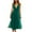Green Womens Summer Dress, variant on Sundresses for Women Casual Summer - Womens Spaghetti Strap Tulle Dress Sleeveless V Neck Backless High Waist Cocktail Party Midi Dresses with Belt