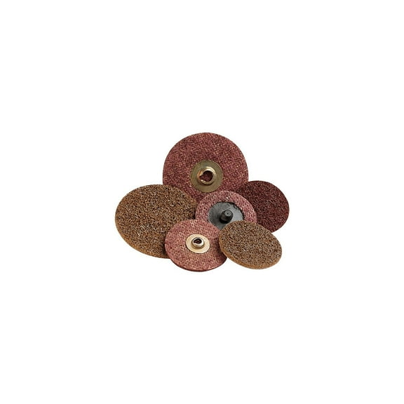 Scotch-Brite Roloc Brown AO Surface Conditioning Abrasive Disc 4 in (Dia) Coarse 12000 rpm
